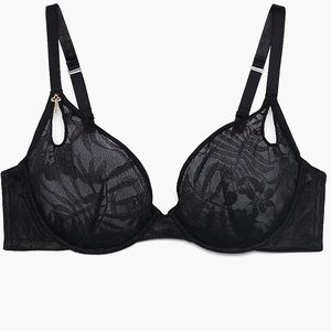 Savage X - Shadowplay Lace Unlined Plunge Bra 38DDD